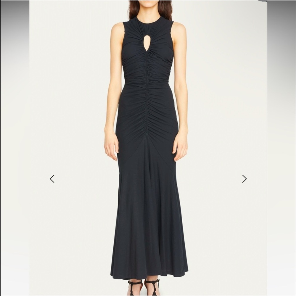 Ulla Johnson Black Keyhole Dress